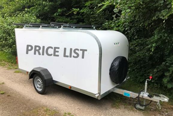 2025 Price List inc VAT