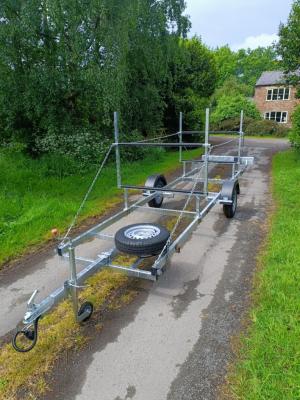 2 Rowing Boat Trailer