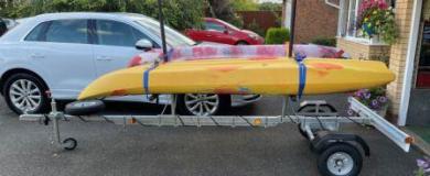 Sit on Kayak trailer