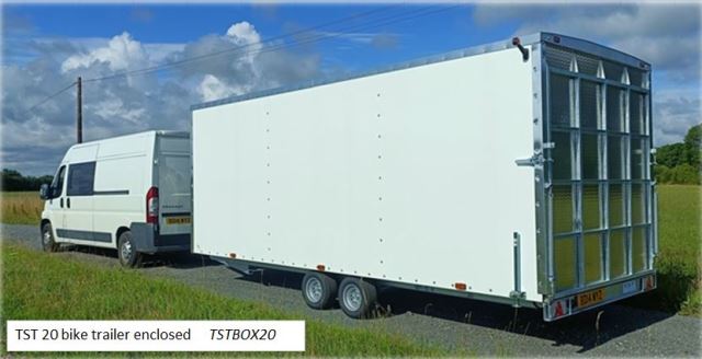 20 bike enclosed trailer